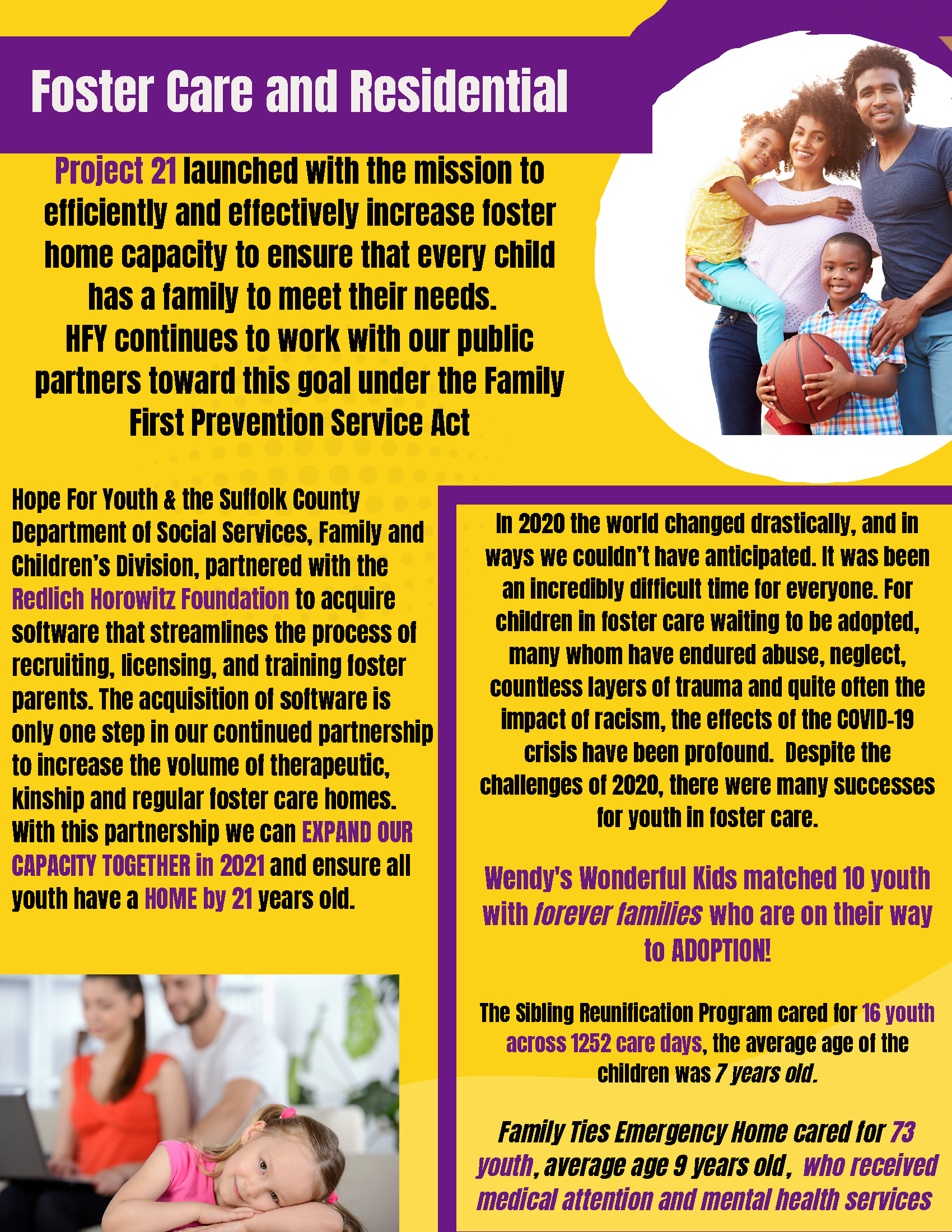 Hope For Youth 2020 Annual Report Hope For Youth