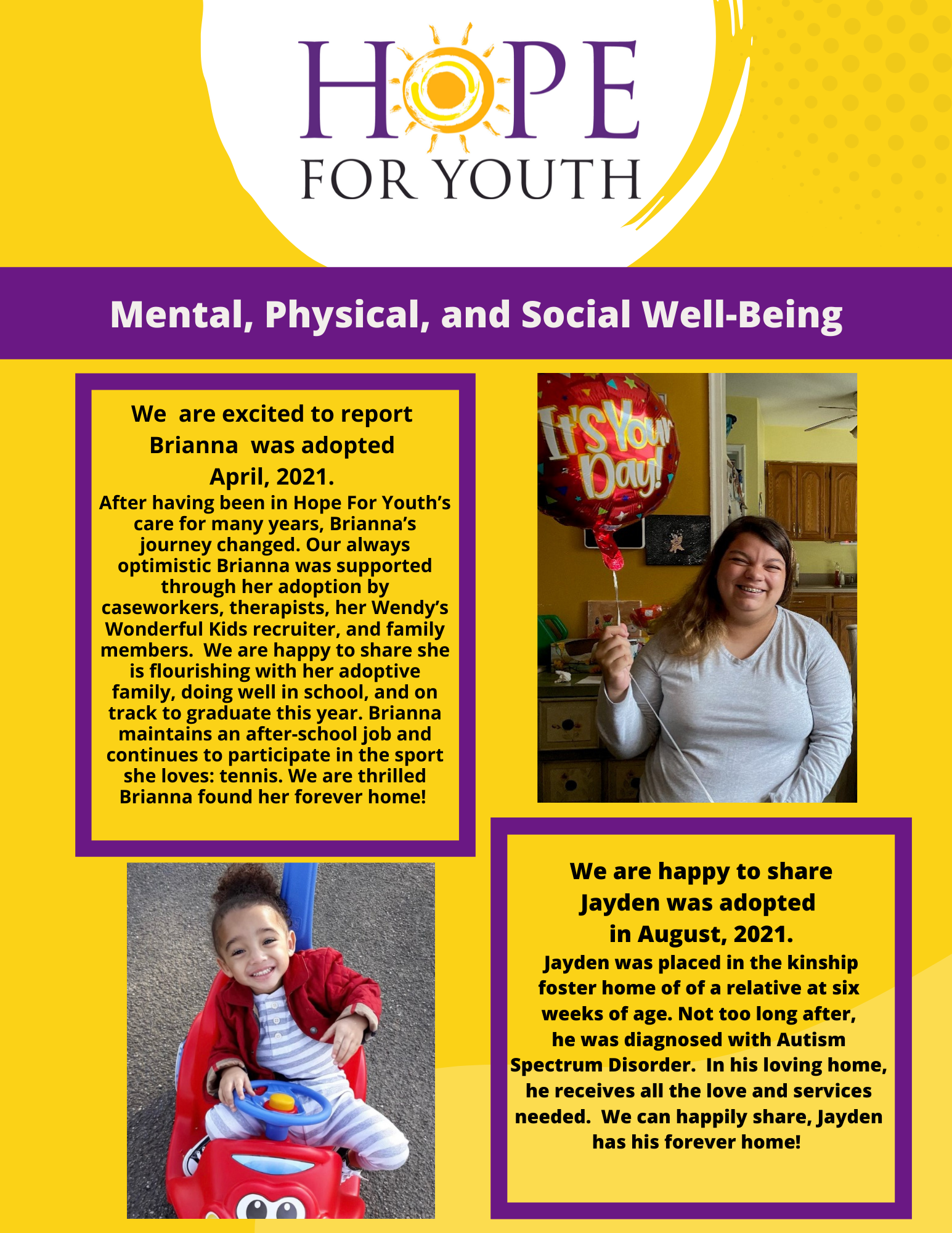 Hope For Youth 2021 Annual Report Hope For Youth